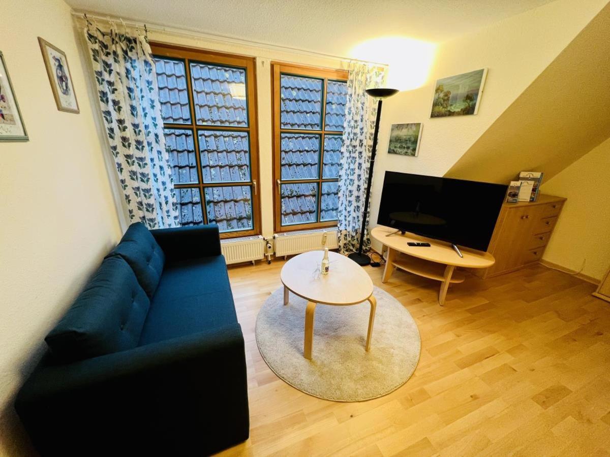 Blaue Tulpe, Balkon Mit Traumblick Apartment Rostock Luaran gambar